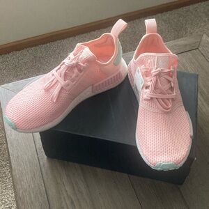 adidas Icy Pink & Clear Mint NMD_R1 W Shoes.  Size 10.  NWT.